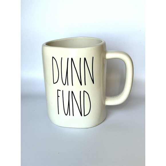 New RAE DUNN Artisan Collection LL "DUNN FUND" Mug By Magenta - Picture 1 of 4
